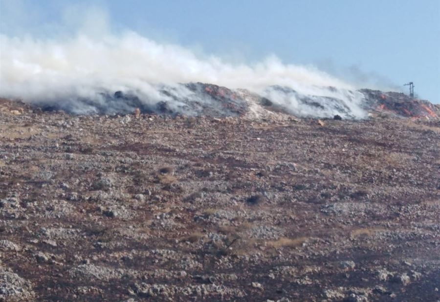 أُصيبوا بتسمم خلال اطفاء حريق نفايات في ميس الجبل