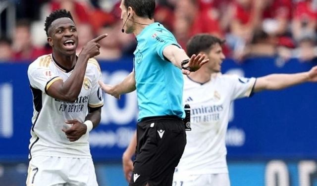 أوساسونا ينفي صدور هتافات عنصرية من جماهيره خلال مباراة ريال مدريد